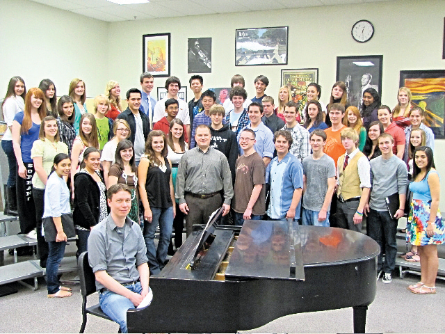 Composer writes music for DV choir students